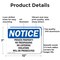 Signmission Private Property No Trespassing No Loitering OSHA Notice Sign, Aluminum, 10in W x 7in L, 2PK OS-2PACK-NS-A-710-L-17847 - alternate 2